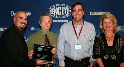 Award being given